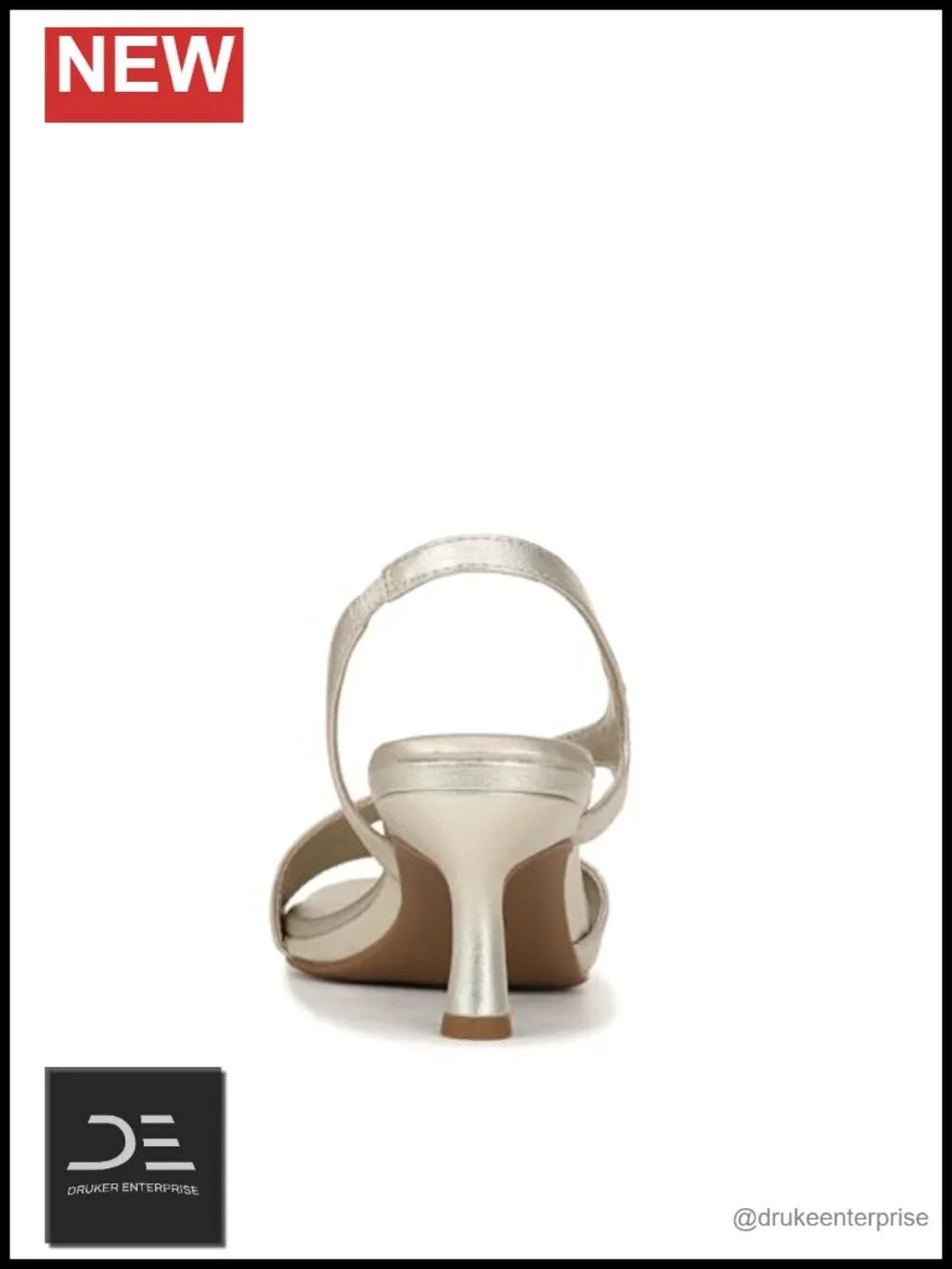 Strappy Slingback Heeled Sandals Open Toe PU